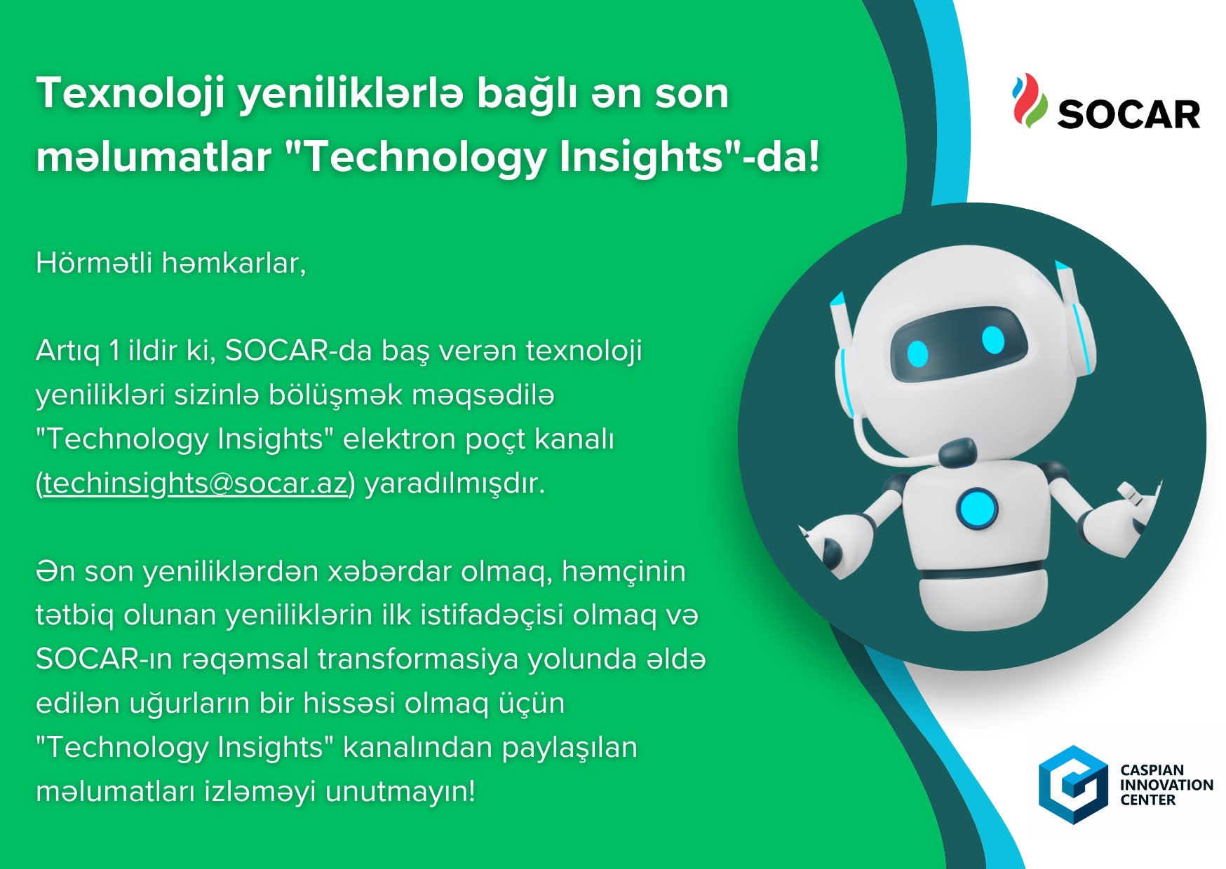 Texnoloji yeniliklərlə bağlı ən son məlumatlar